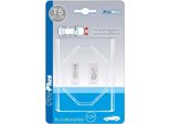 Lampadina Per Auto 12V 1.2W T5 W2X4.6D 2 Pezzi In Blister