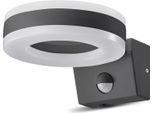 Applique A Led Con Sensore Di Movimento Pir Sensore Crepuscolare Applique Da Esterno Applique IP65 4000K Bianco Neutro 20W 1700Lm