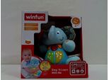 Winfun- Elefante Di Legno, Canta E Impara Con Me, Blu (689) Winfun
