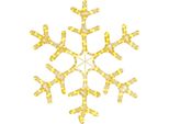 Led Silhouette Fiocco Di Neve 144 Led Bianco Caldo 59X59 Cm