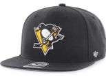 47 Brand Snapback Cap - Captain Pittsburgh Penguins Schwarz