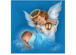 Norimpex Angelo In Mosaico Diamantato Con Bambino 30 X 40 Cm 1006966