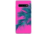 Bigben Connected, Cover Per Samsung Galaxy S10 Hard Jungle, Rosso Fucsia
