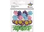 Adesivi In Schiuma Fiori Mix 40Pz