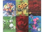 Borsa Decorativa Laminata PL-6 Fiori Medi