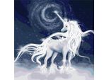 Pittura Con I Numeri - Unicorno Bianco 50X50Cm
