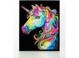 Diamond Dotz - Diamante Che Dipinge Un Unicorno Al Neon