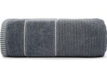 Asciugamano 50X90 Teo Grigio 470G 100% Cotone Con Velour