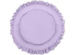 Nido Per Bambini Con Balza - Nido Da Gioco E Da Terra - Cotone Extra Morbido E Traspirante - Viola - Lavabile