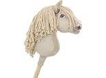 Super Hobby Horse Premium - Hesty Horse - Fatto A Mano E Antiallergico - Cremello - Formato A4