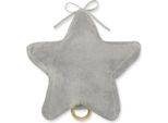 Carillon Per Bambini - Stella Della Ninna Nanna - Morbido Minky Tyg, Anallergico, Grigio