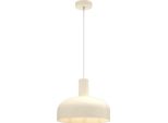 Lampada A Sospensione Da Cucina Scandinava Color Crema Ø30Cm E27