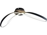 Moderna Lampada Da Soffitto Per Il Soggiorno, Nera, Colore Neutro, Led 21W Infinity Milagro