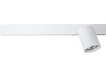 Moderna Lampada Da Parete Bianca Destra, Striscia Led Con Colore Variabile, 5 W, Con Faretto Orientabile 1Xgu10 Per Leggere In Camera Da Letto Magnet Milagro