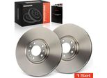 Frankberg 2X Dischi Freno Asse Anteriore Per CitroëN C5 Iii Break C6 Peugeot 407 Coupé 508 I Sw 2009-2018