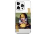 Custodia Trasparente In Silicone Per Iphone 16 Pro Con Monna Lisa