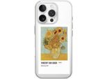 Custodia Per Iphone 16 Pro, Trasparente, Silicone Flessibile, Girasoli Di Van Gogh