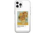 Custodia Per Iphone 12 Pro, Trasparente, Silicone Flessibile, Girasoli Di Van Gogh