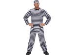 Costume Da Carcerato - S -3XL - Costume Da Carcerato S - 48/50
