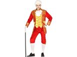 Costume Da Marchesa Elegante Abito Di Carnevale Moda Storica Rosso Oro, Taglia: 48 - 50 (M) Colore: Oro
