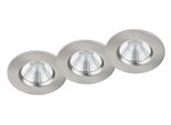 Zagros Lampada Da Soffitto Per Bagno Argento Trio 650710307