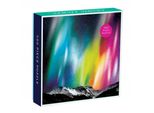 Galison Puzzle Quadrato Aurora Boreale 500 Pezzi