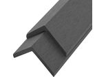 Vidaxl Modanature Angolari 5 Pz. Wpc 170 Cm Grigio