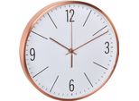 Tfa - Orologio Da Parete Analogico Radiocomandato Look Rame 60.3534.51 - Bianco - Cornice Rame