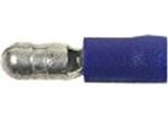 Spina Rotonda Connettore A Crimpare Isolato Sezione: 1,5 - 2,5 Mm², Dimensione Spina: Ø 5 Mm, Blu (Hella) Disponibile Solo In Confezioni Da 100 Pezzi, Prezzo Per 100 Pezzi