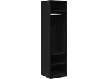 Vidaxl Armadio Nero 50X50X200 Cm Materiale A Base Di Legno