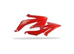 Polisport Honda Crf450R 05-08 Calotte Radiatore Rosso Rosso Taglia Unica