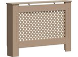 Vidaxl Rivestimento Per Radiatori 112X19X81,5 Cm Mdf