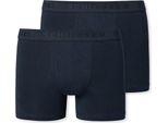 Pantaloncini Da Bambino Schiesser 2-Pack - Serie 95/5, Monocolore, Cotone Organico Blu Scuro 176