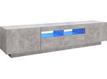 Mobile Tv Con Luci Led Grigio Cemento 180X35X40 Cm