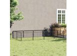 Vidaxl Cuccia Per Cani Nera 8 M² Acciaio