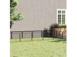 Vidaxl Cuccia Per Cani Nera 10 M² Acciaio