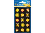 Avery Zweckform 55014 Avery Zweckform Zdesign Kids Adesivo Al Neon "Sun"""
