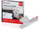 Velcro® Fissaggio Per Uso Generale 5M Nastro A Gancio 5M Nastro Ad Anello, Gancio E Anello 20Mm Bianco