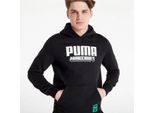 Puma X Minecraft Felpa Con Cappuccio Da Uomo Nero M