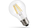Filamento Led, E27, 806Lm Sostituisce 60W, Lampada A Incandescenza, Bianco Caldo, Trasparente, Dimmerabile
