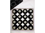 Palla Singola Black 8 Standard Pool, 57,2 Mm, Confezione Da 16 Pezzi