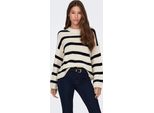 Only Maglione A Righe Donna Bianco : Taglia - M Taglia: M