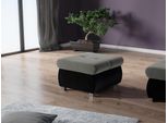 Pouf Abel 1 – Nero / Grigio