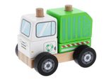 Camion Della Spazzatura Giocattolo In Legno Trefl, Verde