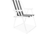 Poltrona Linder Exclusiv PO2600SA Grigia Con Strisce