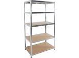 Linder Exclusiv Scaffale In Metallo 180X90X40 Cm 5 Ripiani