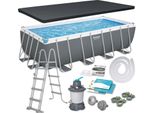 Bestway 56671N 488 X 244 X 122 Cm 11In1 Telaio Giardino Piscina