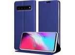 Cadorabo Custodia Per Cellulare Per Samsung Galaxy S10 5G Custodia Protettiva In Blu Cover Etui Book Case Booklet