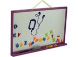 Aga4Kids Lavagna Da Parete Per Bambini A Doppia Faccia TWF2