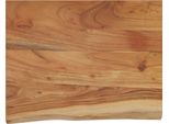 Vidaxl Mensola A Muro 50X40X3,8 Cm Rettangolare In Legno Massiccio Di Acacia Bordo Albero